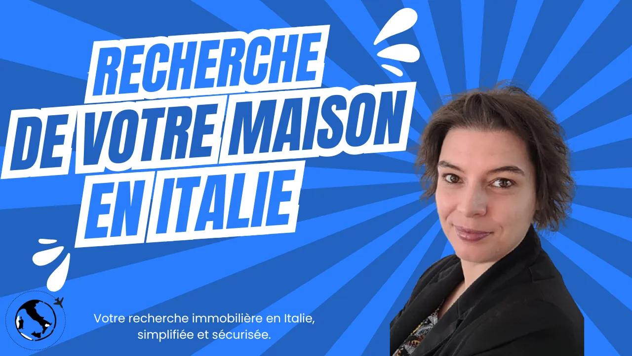 Recherche immobilière Italie à distance